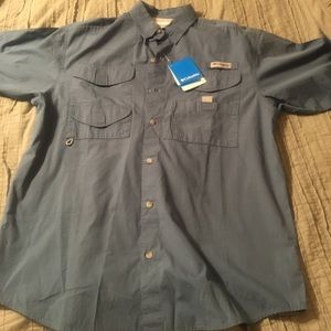 Columbia PFG button down shirt